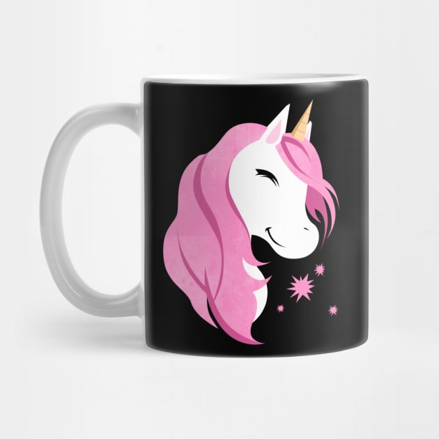 Cute Pink Unicorn by Imutobi